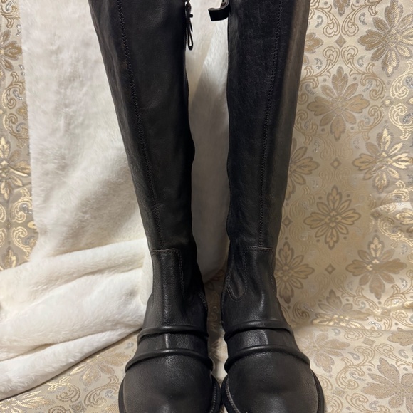 Replay Kneehigh Leather Boots - Picture 2 of 6